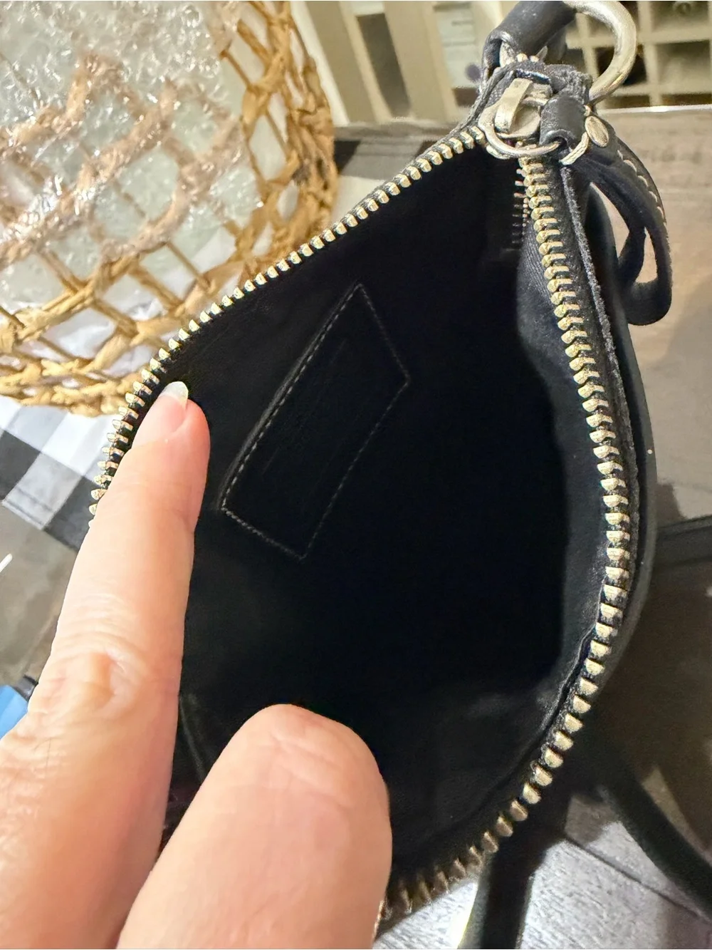 Coach Black Signature Jacquard Crossbody Messenger